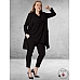 Plus Basics Blazer Long Jacket ZWART